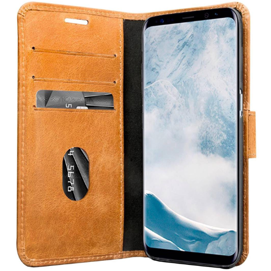 Dbramante1928 Boekhoesje Samsung Galaxy S8 Plus Bruin