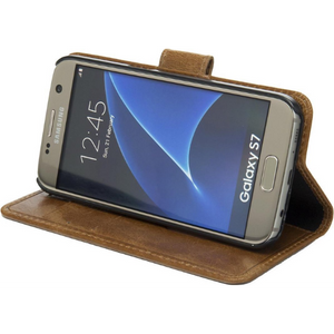 Dbramante1928 Boekhoesje Samsung Galaxy S7 Edge Bruin