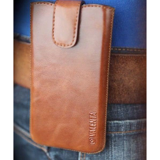 Valenta Insteekhoesje Apple iPhone 7/8/SE(2020/2022) Bruin XLarge