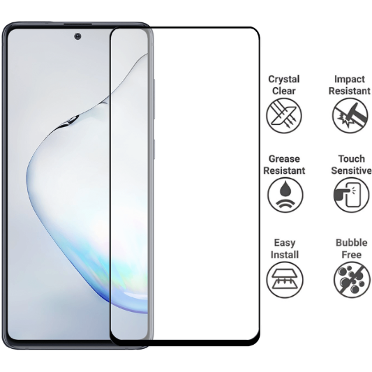 Samsung Galaxy Note 10 Lite Screenprotector Transparant