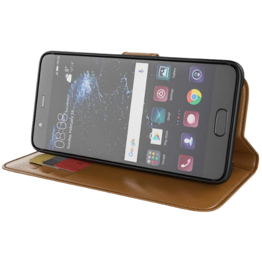 BeHello Huawei P10 Boekhoesje Bruin