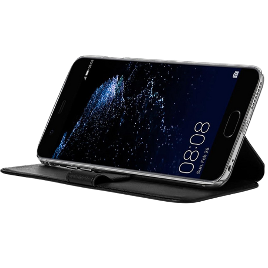 Azuri Huawei P10 Plus Boekhoesje Zwart