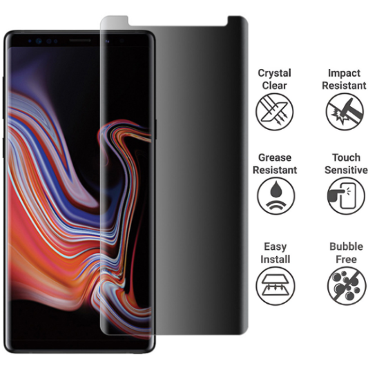 Samsung Galaxy Note 9 Screenprotector Privacy