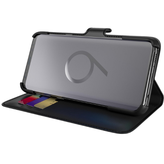 BeHello Samsung Galaxy S9 Boekhoesje Zwart