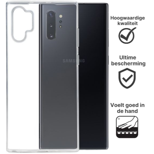 Samsung Galaxy Note 10 Plus Hoesje TPU Transparant