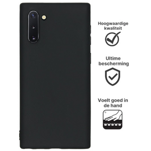 Samsung Galaxy Note 10 Hoesje TPU Zwart