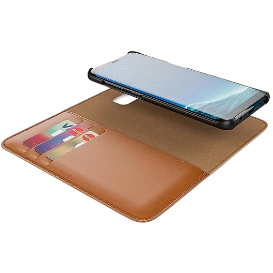 BeHello 2 in 1 Hoesje Galaxy S8 Plus Bruin