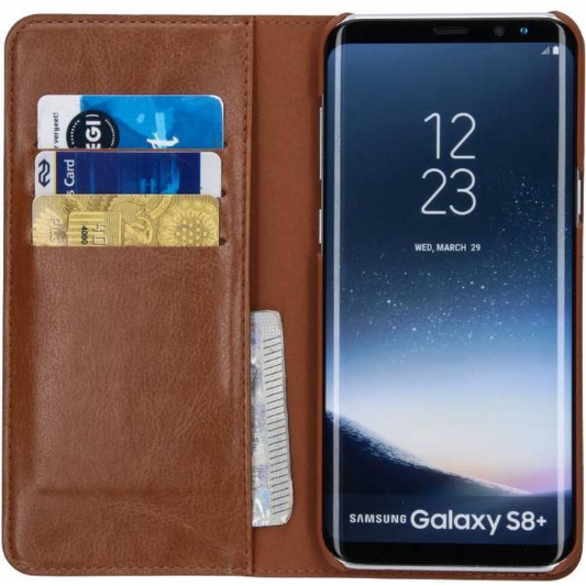 BeHello 2 in 1 Hoesje Galaxy S8 Plus Bruin