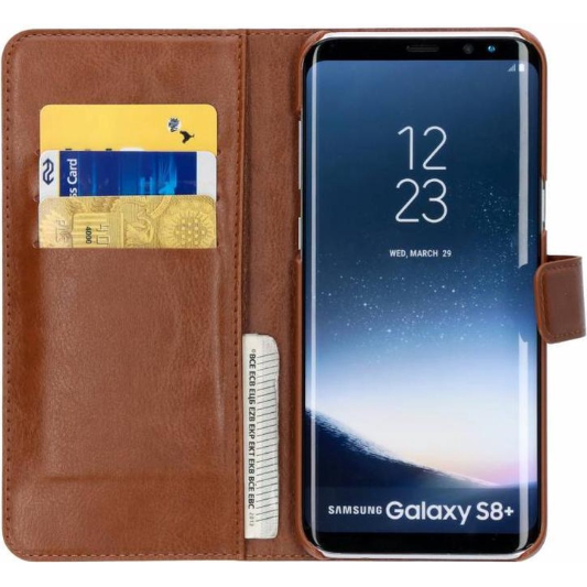 BeHello Boekhoesje Galaxy S8 Plus Bruin