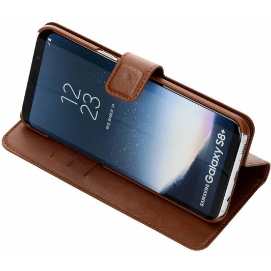 BeHello Boekhoesje Galaxy S8 Plus Bruin