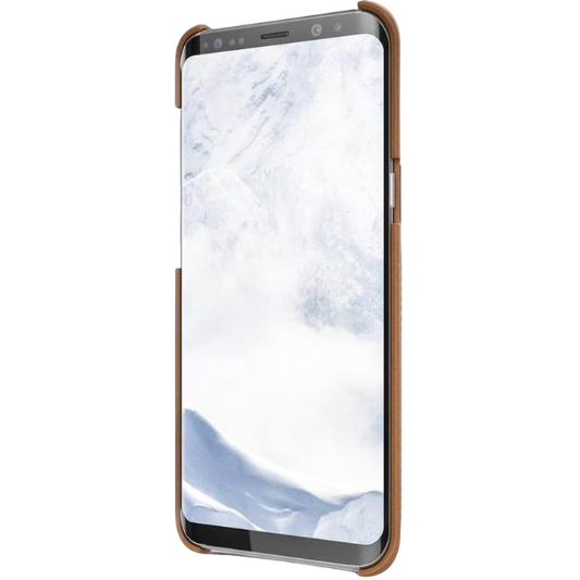 BeHello Backcover met Pashouder Galaxy S8 Plus Bruin