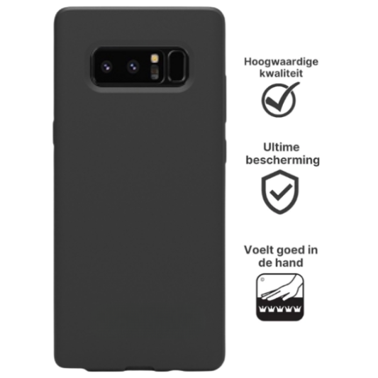 Samsung Galaxy Note 8 Hoesje TPU Zwart