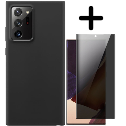 Samsung Galaxy Note 20 Hoesje TPU Zwart