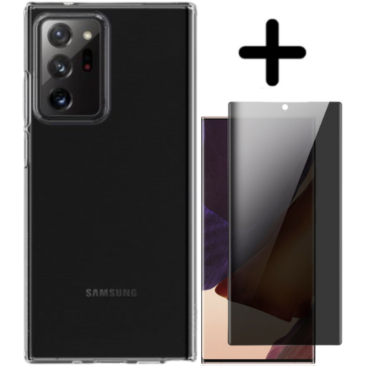 Samsung Galaxy Note 20 Hoesje TPU Zwart