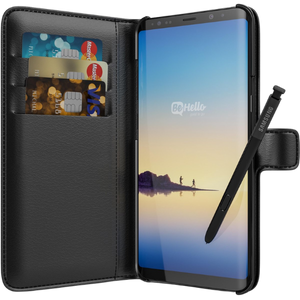 BeHello Galaxy Note 8 Boekhoesje Zwart