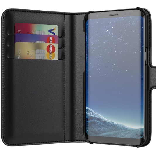 BeHello Galaxy S8 Boekhoesje Bruin