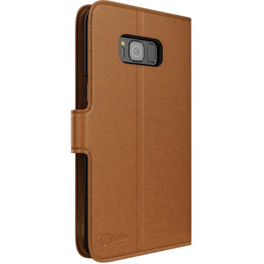 BeHello Galaxy S8 Boekhoesje Bruin