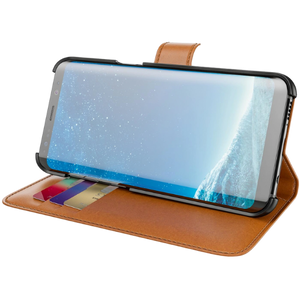 BeHello Galaxy S8 Boekhoesje Bruin