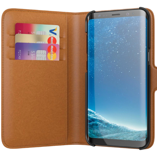 BeHello Galaxy S8 Boekhoesje Zwart