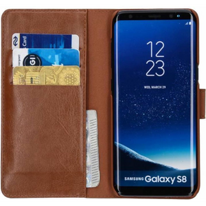 BeHello Galaxy S8 2 in 1 Hoesje Bruin