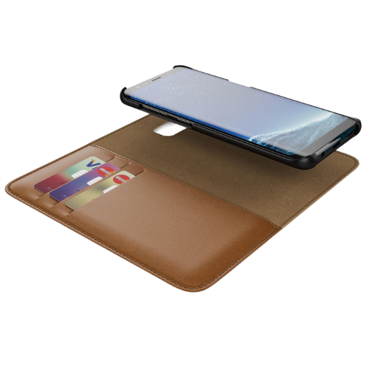 BeHello Galaxy S8 2 in 1 Hoesje Bruin