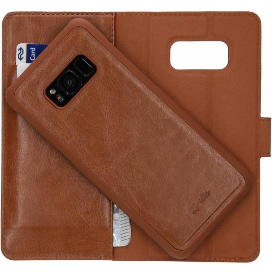 BeHello Galaxy S8 2 in 1 Hoesje Bruin