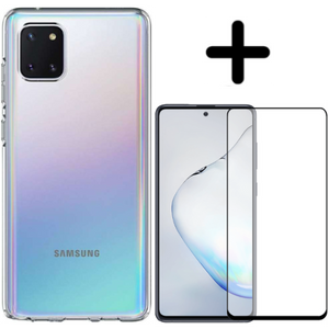 Samsung Galaxy Note 10 Lite Hoesje TPU Zwart