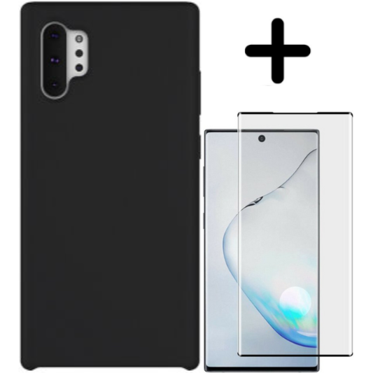 Samsung Galaxy Note 10 Plus Hoesje TPU Zwart