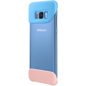 Samsung Galaxy S8 2Delen Hoesje Blauw/Roze