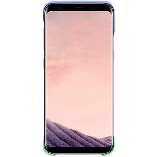 Samsung Galaxy S8 2Delen Hoesje Blauw/Groen