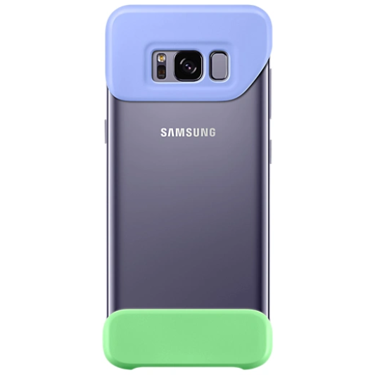 Samsung Galaxy S8 2Delen Hoesje Blauw/Groen