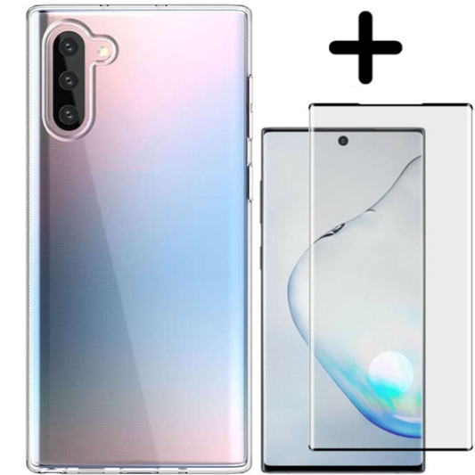 Samsung Galaxy Note 10 Hoesje TPU Zwart