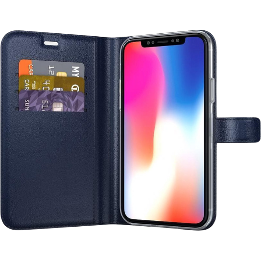 BeHello Apple iPhone XS Max Boekhoesje Blauw