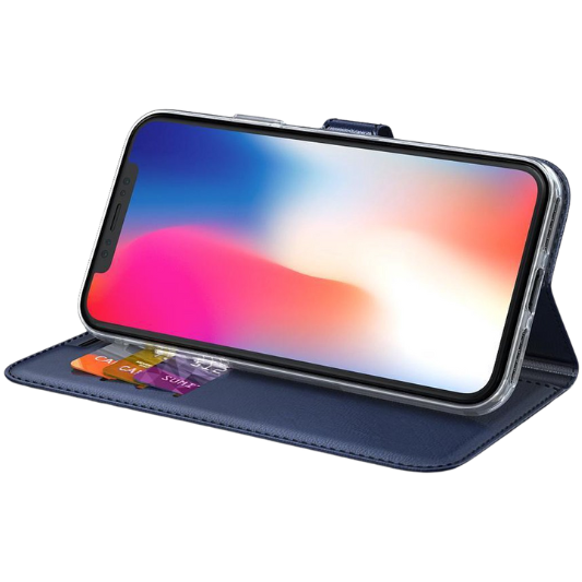 BeHello Apple iPhone XS Max Boekhoesje Blauw