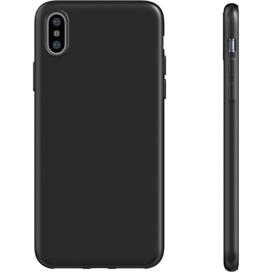 BeHello Apple iPhone XS Max Gel Hoesje Zwart