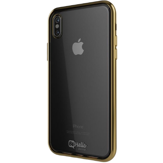 BeHello Apple iPhone X/XS Gel Hoesje Goud