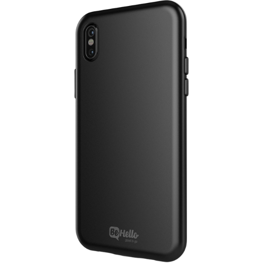 BeHello Apple iPhone X/XS Gel Hoesje Zwart