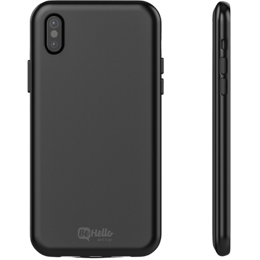 BeHello Apple iPhone X/XS Gel Hoesje Zwart