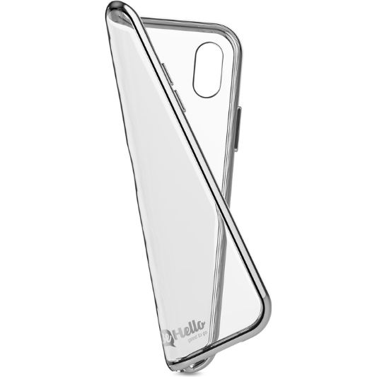 BeHello Apple iPhone X/XS Gel Hoesje Zilver
