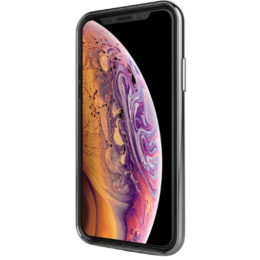 BeHello Apple iPhone X/XS Gel Hoesje Zilver