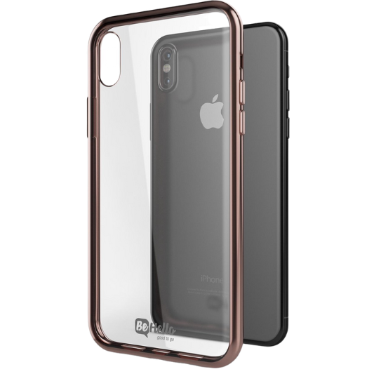 BeHello Apple iPhone X/XS Hoesje Roze Goud