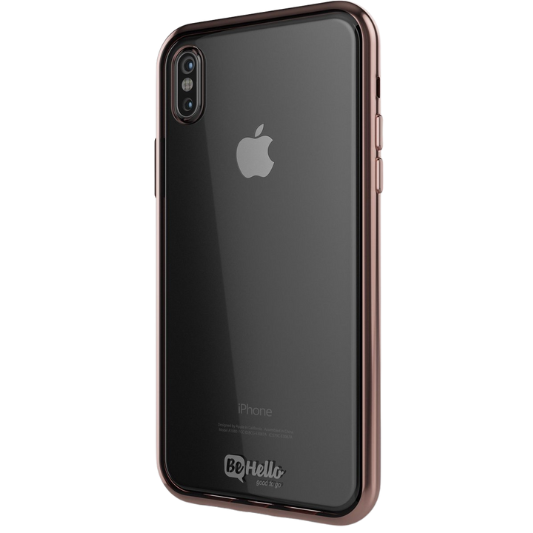 BeHello Apple iPhone X/XS Hoesje Roze Goud