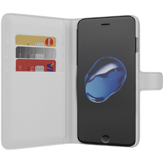 BeHello Apple iPhone 6/6S/7/8 Plus Boekhoesje Wit