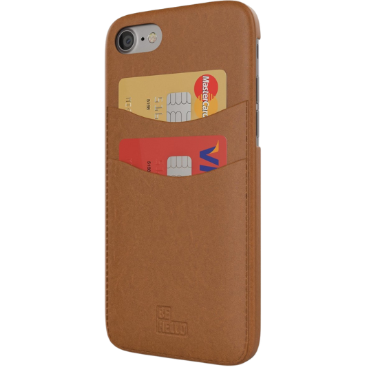 BeHello Apple iPhone 6/6S/7/8 Hoesje met Pashouder Bruin