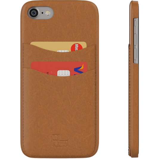 BeHello Apple iPhone 6/6S/7/8 Hoesje met Pashouder Bruin