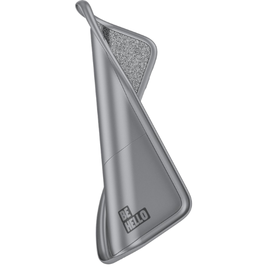 BeHello Apple iPhone 6/6S/7/8 Glitter Hoesje Zilver