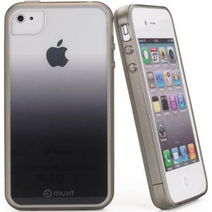 Muvit Apple iPhone 4/4S Hoesje Zwart