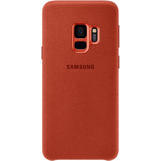 Samsung Galaxy S9 Alcantara Hoesje Rood