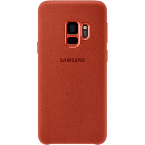 Samsung Galaxy S9 Alcantara Hoesje Rood