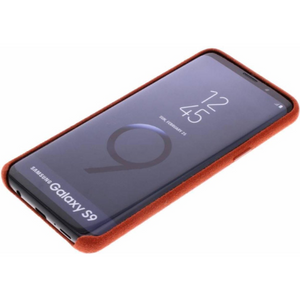 Samsung Galaxy S9 Alcantara Hoesje Rood